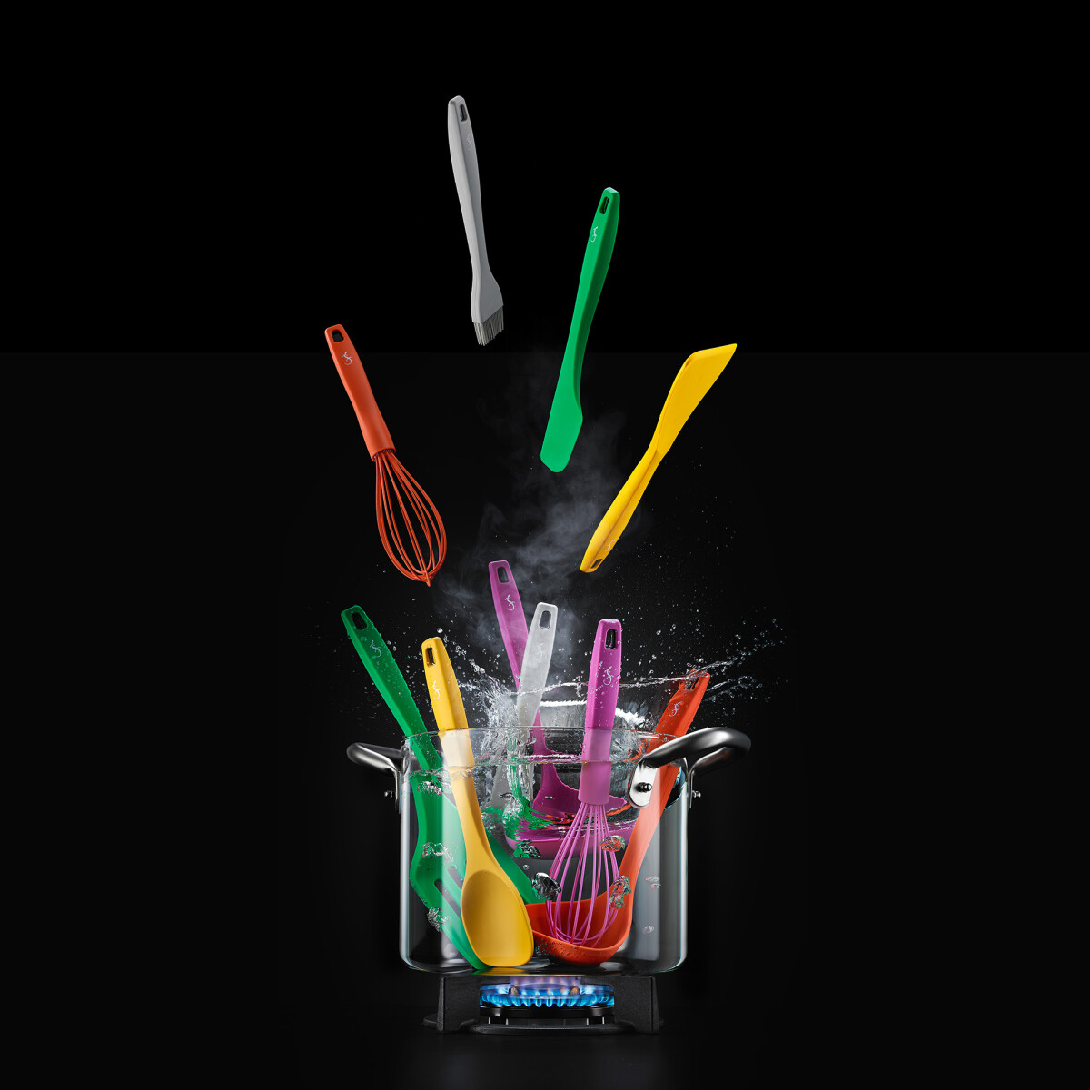 LURCH Smart Tool Kochl&ouml;ffel Grape Silikon 28 cm
